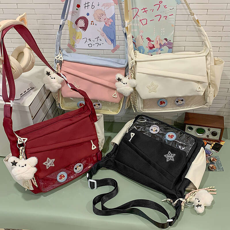 Versatile High-Value Single Shoulder Crossbody Ins College Style Soft Girl Bag Backpack