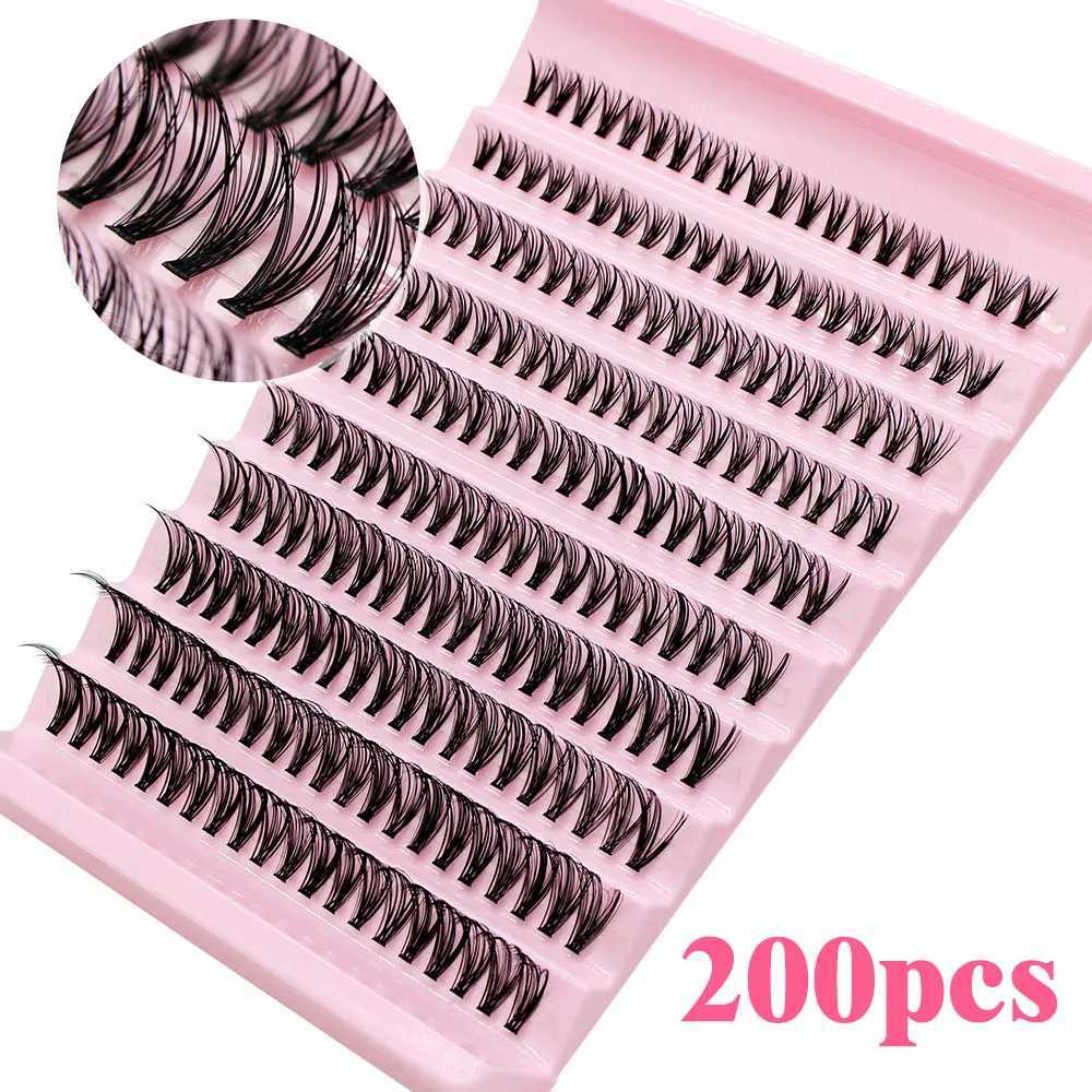 Big Capacity Super Bunch DIY Cluster Lashes 8-16mm Mix Charm Style Eyelashes Extension False Eyelash Makeup Tool Russian Volume Z250730