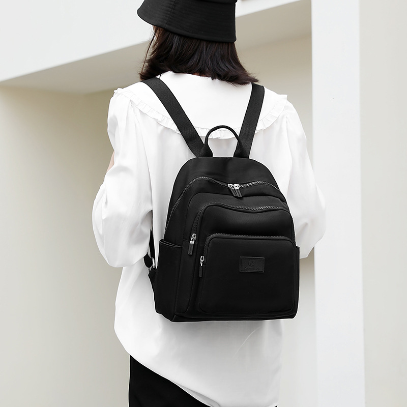 Colorful Fox New Women's Large Capacity Casual Backpack Water-Repellent Multi-Layer Travel Student School Bag ddmymoon