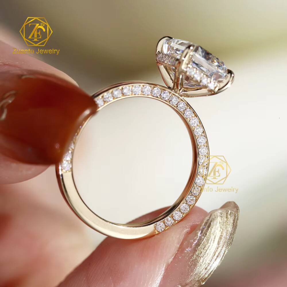 Lab Grown Synthetic Diamond Ring for Special Occasions Jewelry Piece Highlighting Unique Diamond Ring