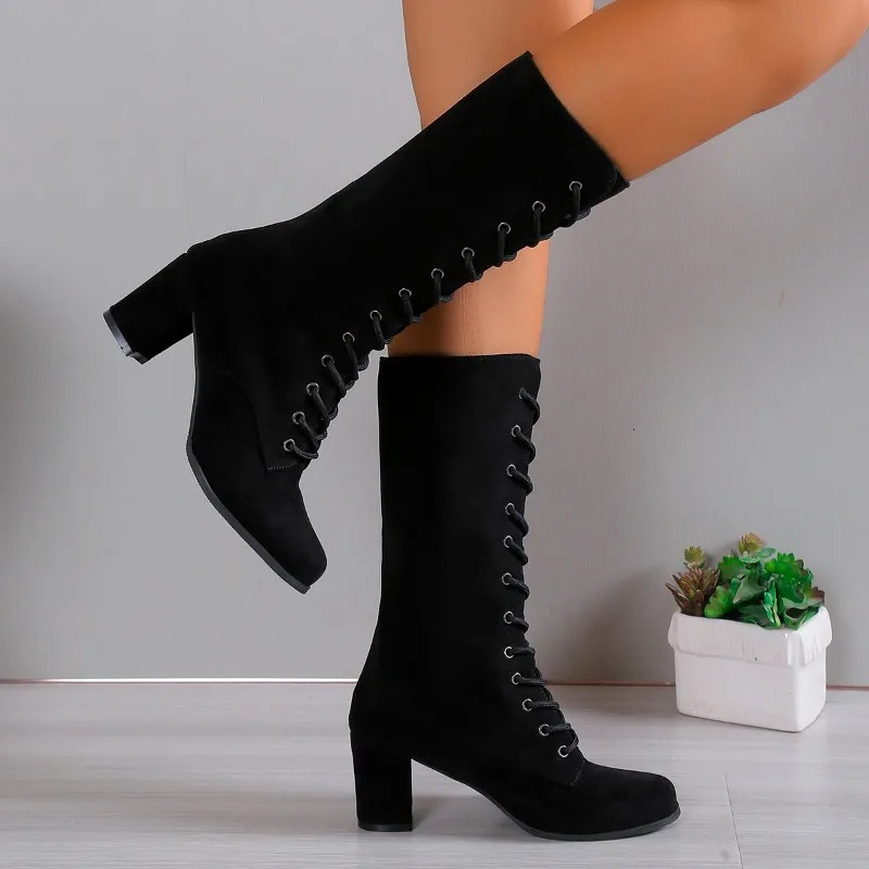 Wedges Ankle Boots For Women Pointed Toe High Heels Women Shoes Leather Metal Decor Boots Women Fashion botas de mujer 250729
