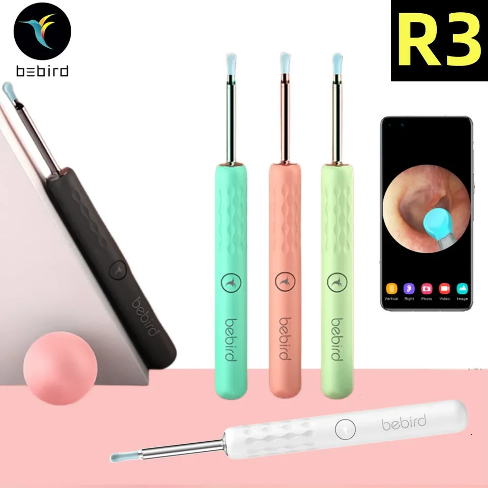 Bebird R3 Ear Cleaner Smart Visual In Ear Wax Removal Tool Cleaning Endoscope Earpick Mini Camera Otoscope Personal Care 250726