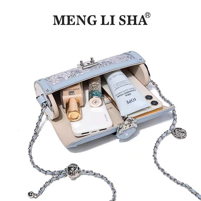 New Single Shoulder for Women Korean Version Large Capacity Fashionable Personality Chain Crossbody PU Women's Bag ddmymoon