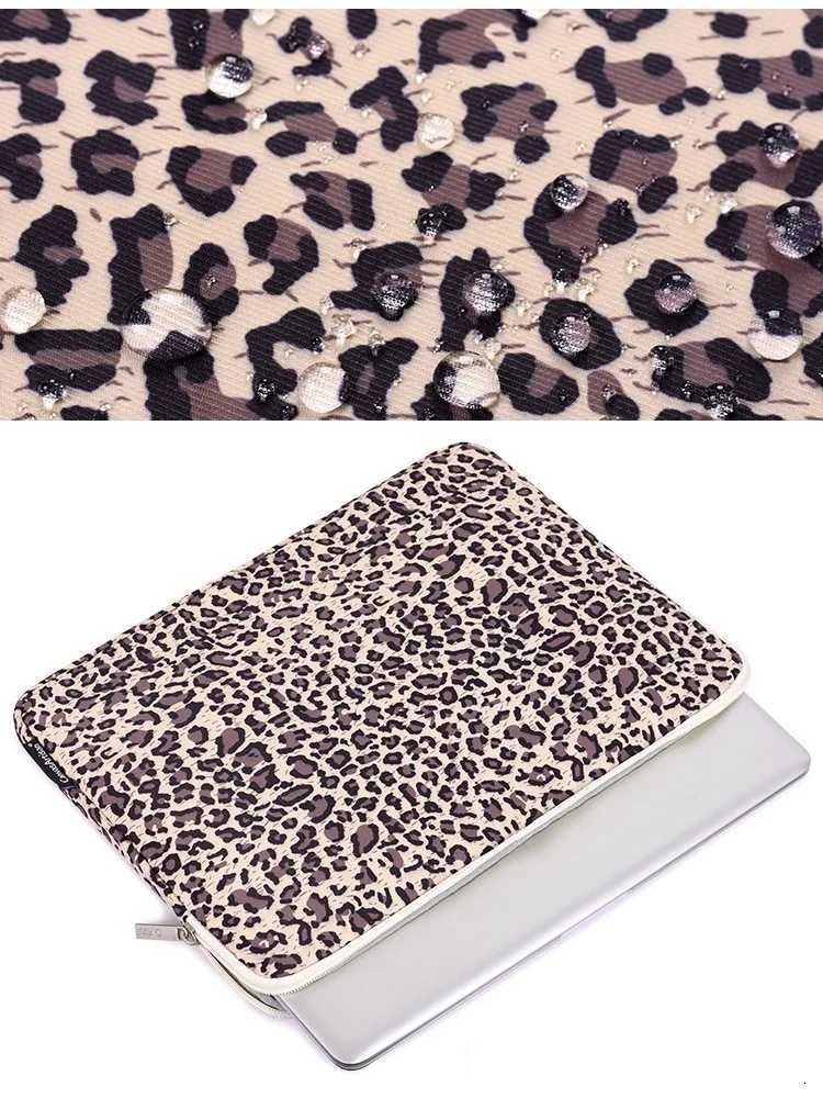1112131415.6 Inch Laptop Bag Brand Lady Man Leopard Sle Case For MacBook Air Pro M1 Notebook Computer PC DropShip H31 y250730