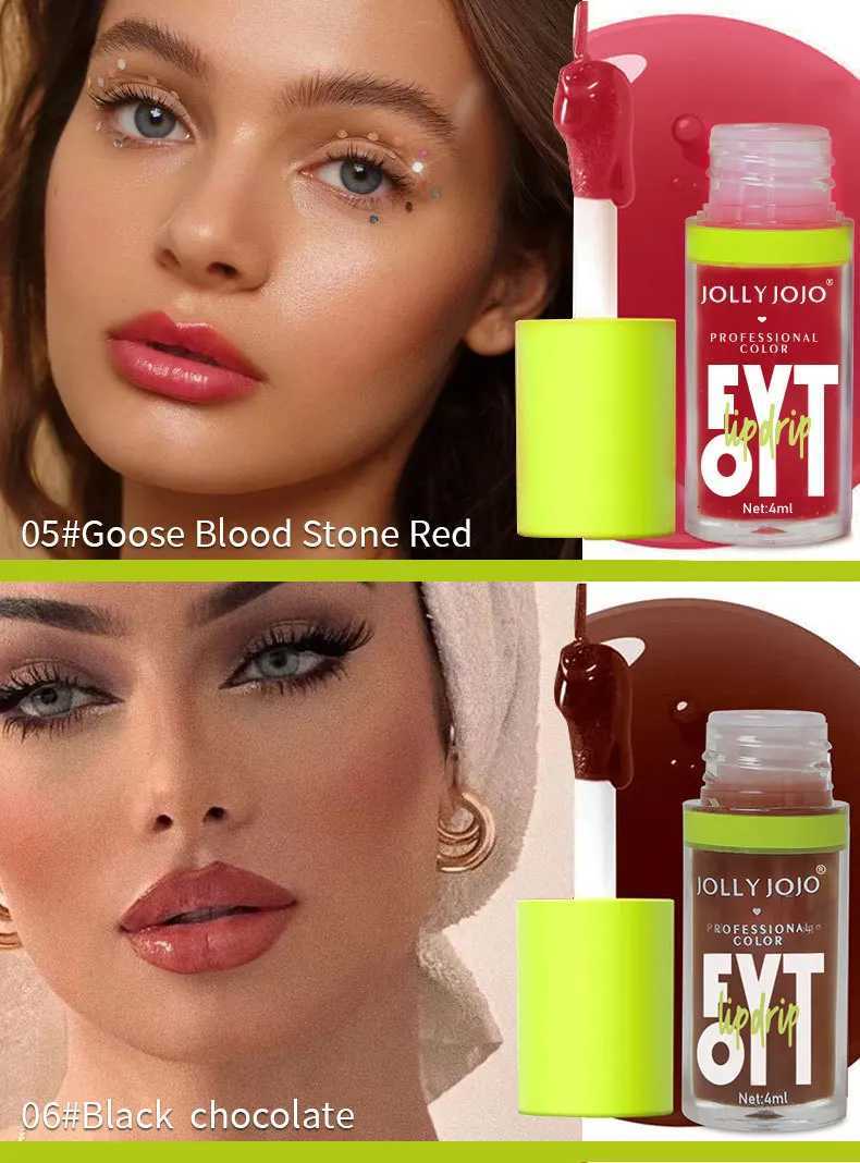 Clear Lip Gloss Crystal Jelly Lasting Moisturizing Lip Oil No Sticky Sexy Gloss Korean Fashion Liquid Lipstick Makeup Lip Care G250728