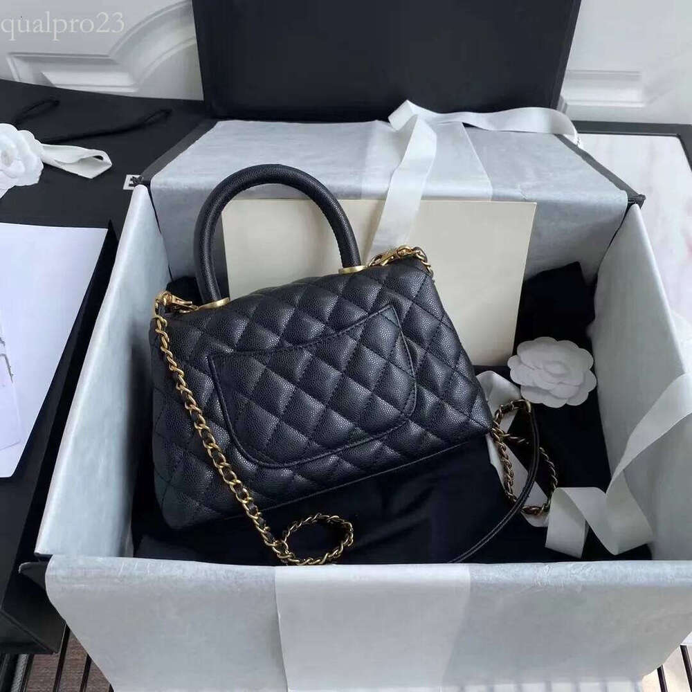 cc bag 10A designer bag Top Quality Jumbo Double Flap Bag Designer19CM 23CM Real Leather Caviar Lambskin Classic All Black Purse Quilted Handbag Shoulde 9df