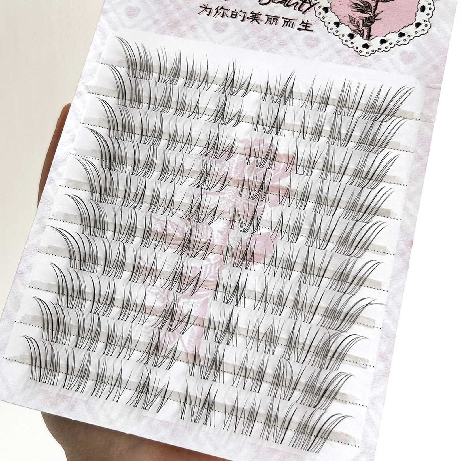 10 Rows Individual Lashes Clusters Segmented Natural Lash Extension Fox-style Flying False Eyelashes Makeup Tool Z250730