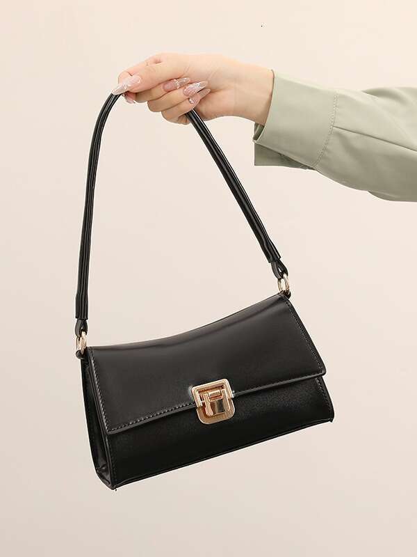 Geometric Baguette Underarm 2025 New Niche Design High-end Feel Single Shoulder Crossbody Bag