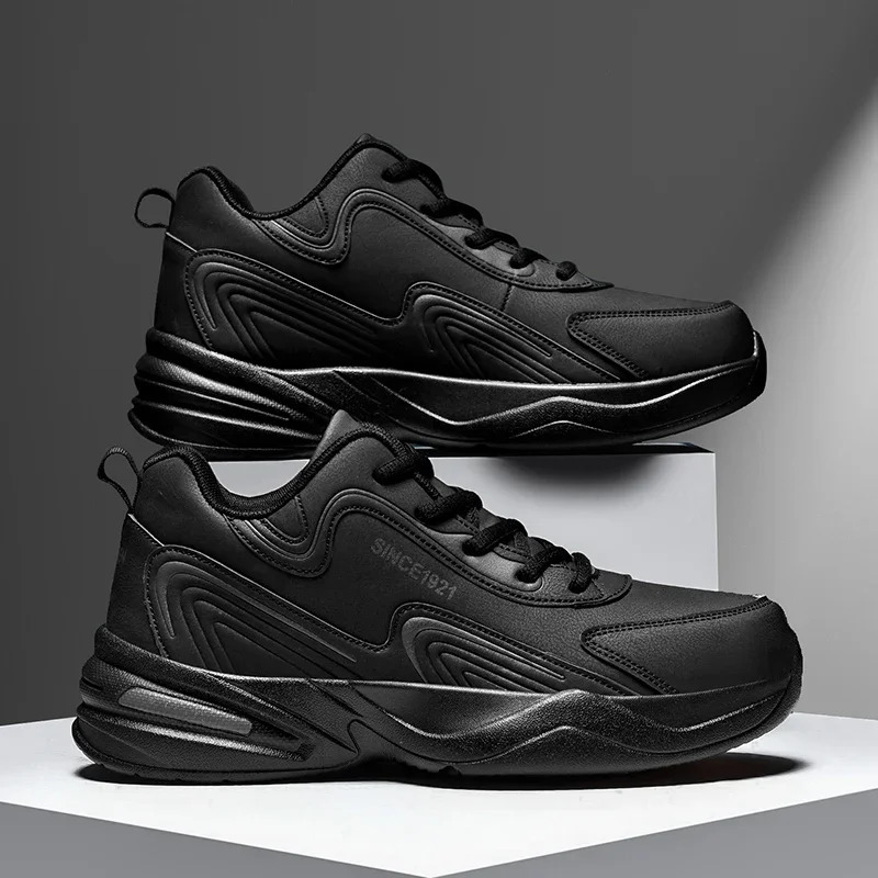 Men Sports Running Shoes Outdoor Walking Soft Casual Sneakers Fashion Leather Sneaker Waterproof Mens Tennis Masculina 250725