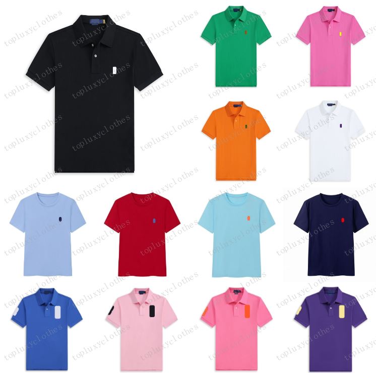 Designers T Shirts Polos Mens Tshirts Women T-shirts Tees Tops Man Casual Chest Letter Shirt Luxurys Clothing Sleeve Clothes polo ralphhlaurent shirt