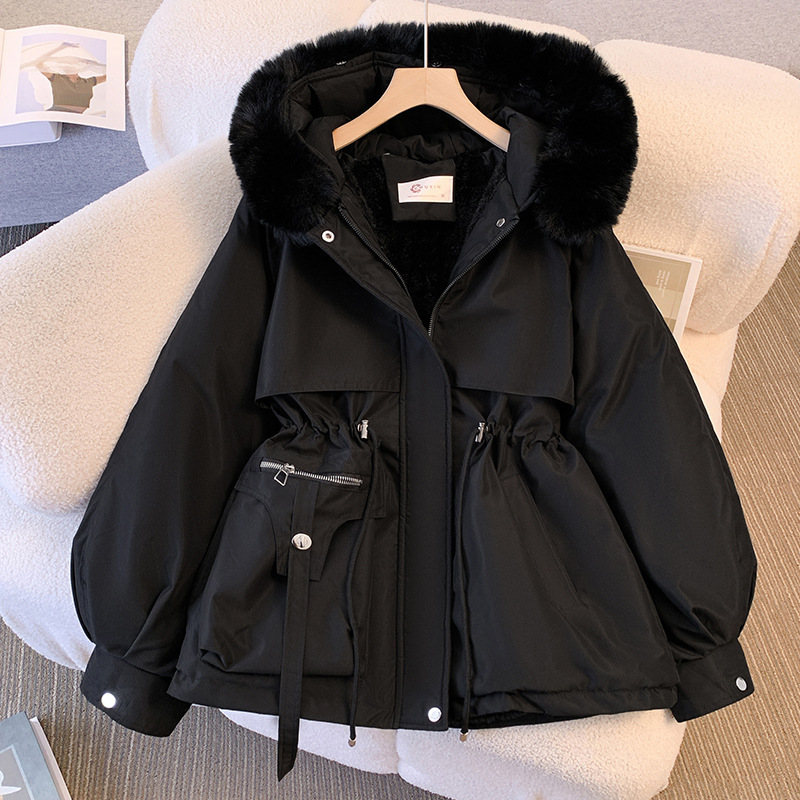 Free Shipping Fashion jacket Designer Down and cotton jacket Thickened and flannel Pai overcomes women's Korean version plus size warmth new