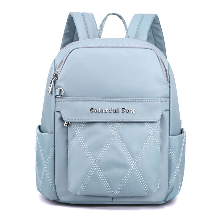 Colorful Fox New Women's Large Capacity Travel Backpack Korean Style Trendy Embroidered Student School Bag ddmymoon