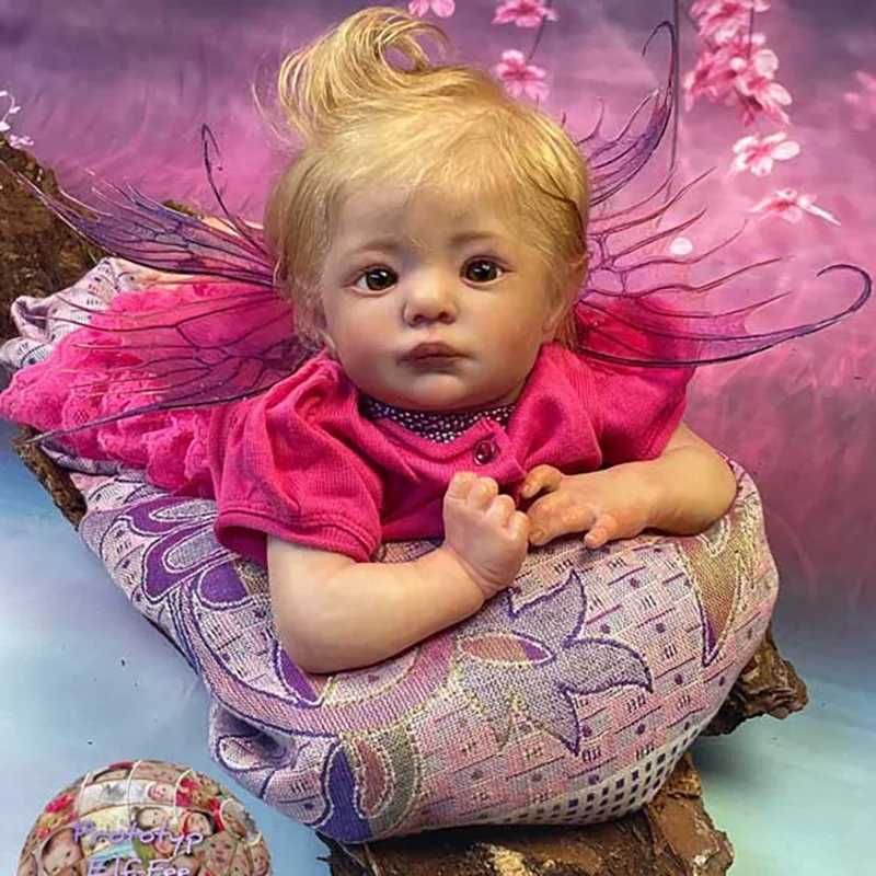 20inch Reborn Doll Kit ELF-FEE Unfinished Unpainted Fair Elf Doll Parts with Cloth Body XJ250730