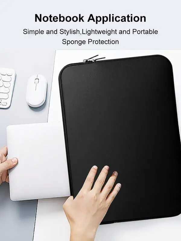 12 13 14 15 inch Laptop Sleeve Bag Notebook Computer Protector Tablet Case Cover Soft Laptop Bag Notebook Sleeve Case Cover y250730