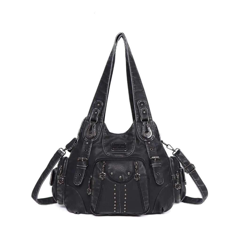 Angelkiss Fashion Handbags Women Bags PU Leather Handbag Female Satchel Big Shoulder Purse Bag bolsa feminina