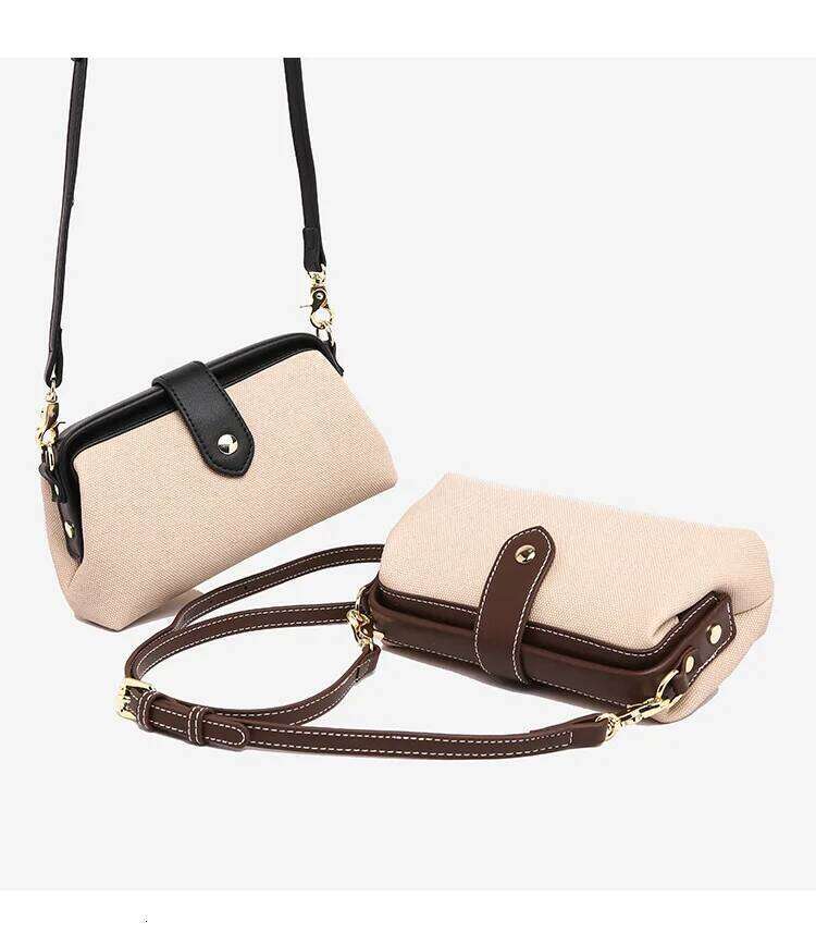 Canvas Crossbody Women Commuter Handbags Large Capacity Versatile Shoulder Bags For Casual Daily