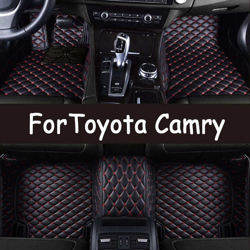 Car Mats For Toyota Camry Daihatsu Altis XV30 2002 to 2006 Durable Carpet Rugs Leather Floor Mat Anti Dirt Pad Car Accessories 2003