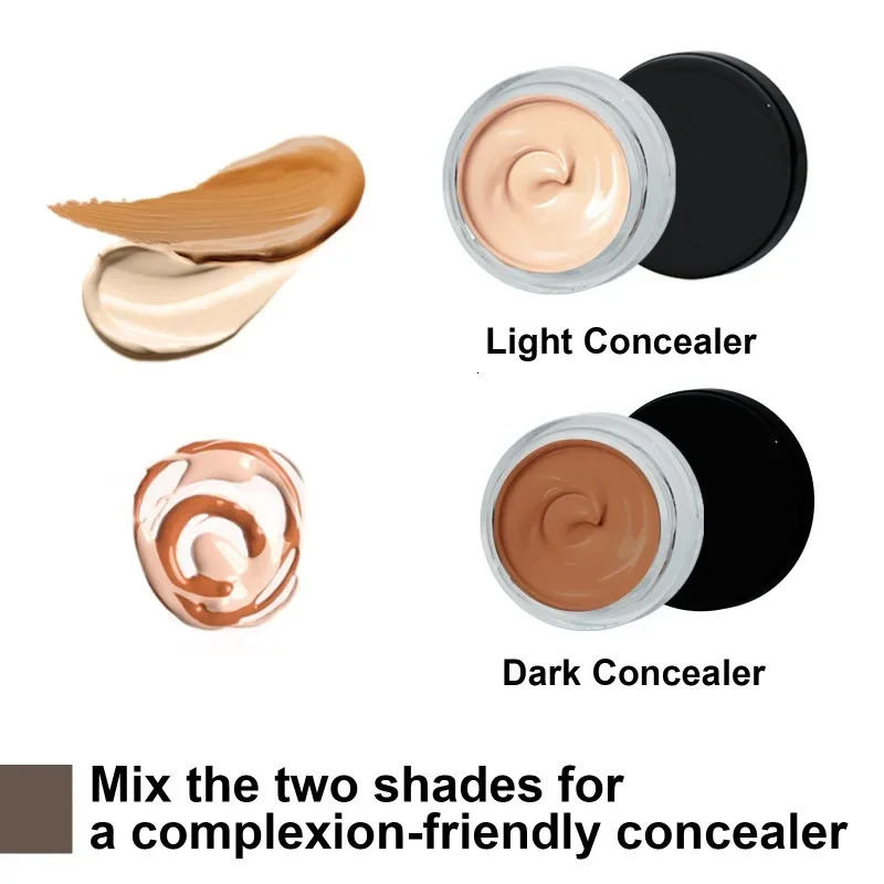 Two Color Tattoo Concealer Birthmark Scars Invisible Waterproof Sweat Proof Make Brighten Skin Base Foundation Cover Conceal 250730