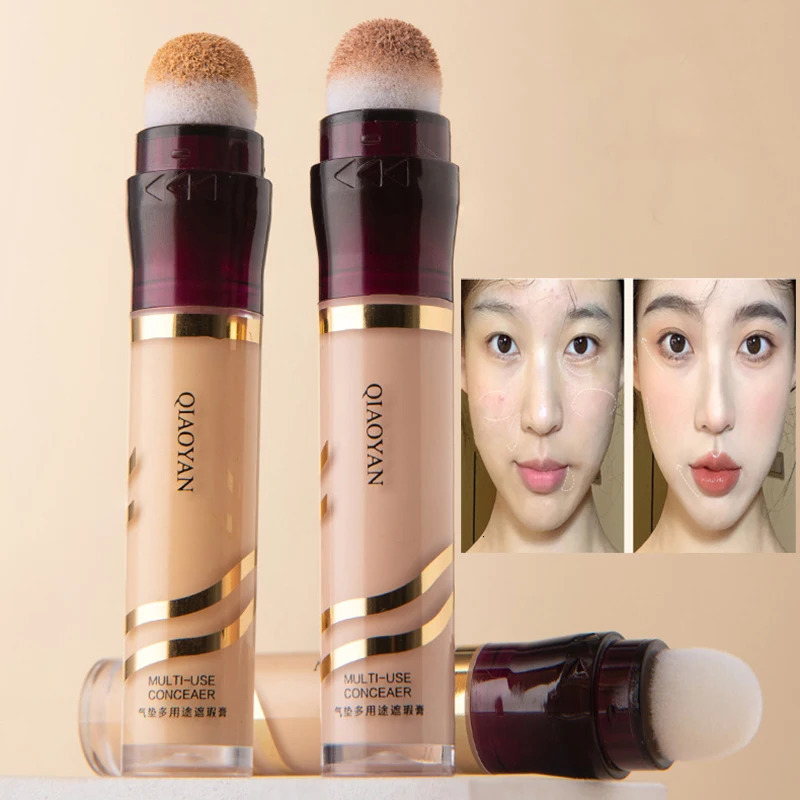 Sponge Head Concealer Stick Foundation Base Face Brighten Contour Waterproof High Coverage Liquid Iodine Korean Makeup BB Cream 250730