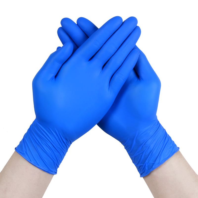 100/50/20PCS Black Nitrile Gloves Thickened Disposable Gloves for Cleaning Hairdressing Waterproof Dishwashing Tattoo Gloves