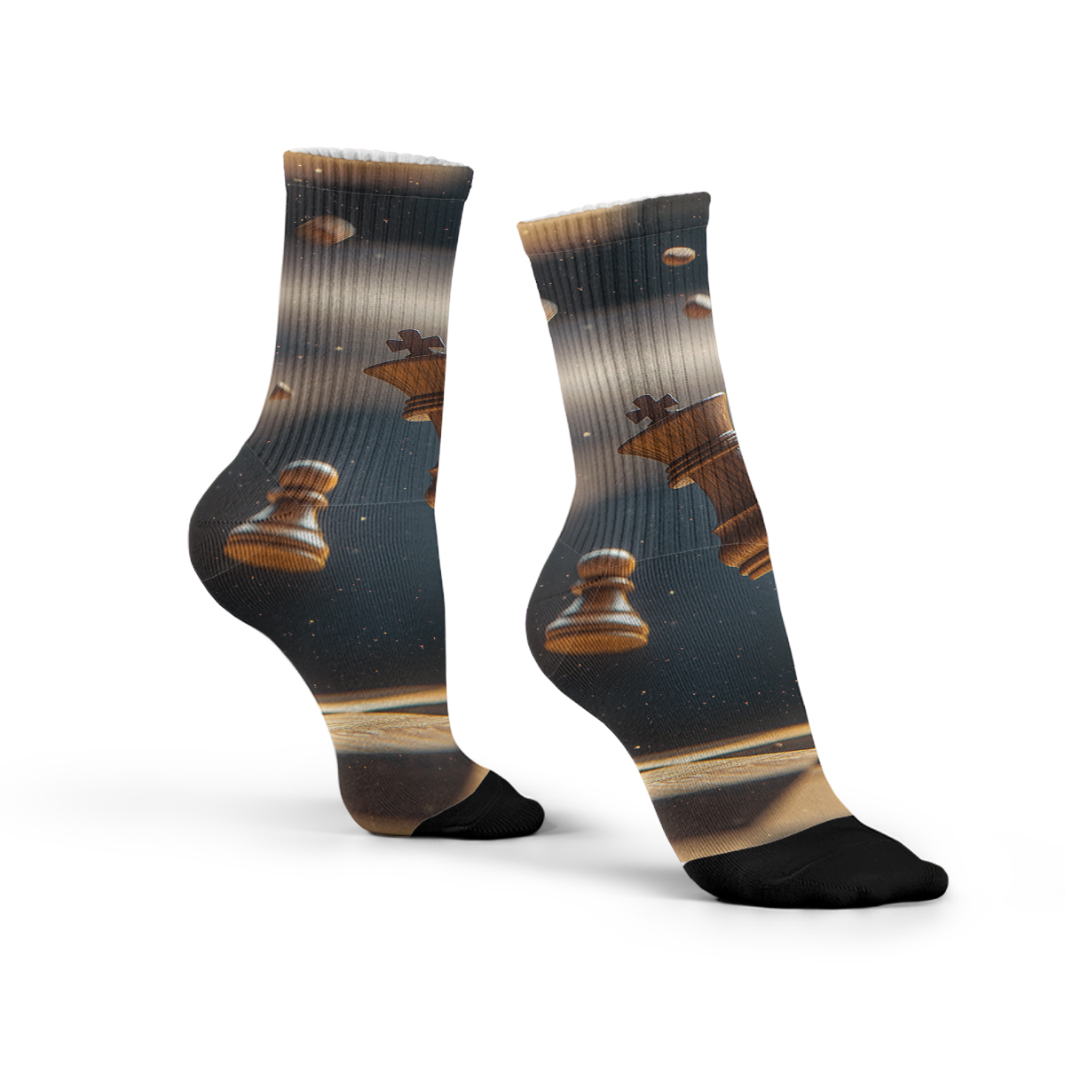 Chess Piece 3D Print Unisex Tube Sock C107