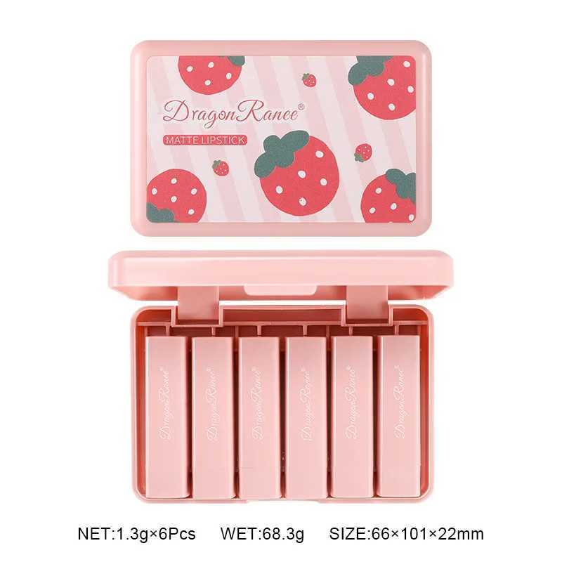 6 Colors Matte Lipstick Set Matte Lipsticks Mini Size Lipstick Waterproof Long Lasting Matte Velvet Lipstick G250729