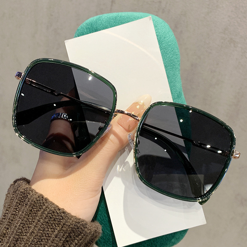 Super Large Frame Sunglasses for Women Designer High Quality 2025 New Fashion Driving UV400 Square Glasses