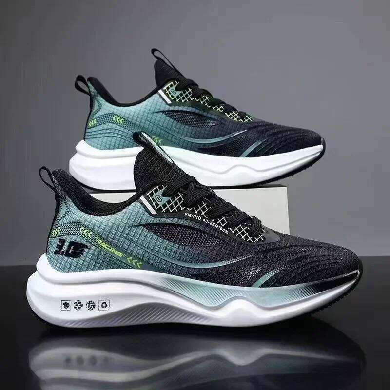Men's Sneakers Breathable Casual Men Outdoor Mesh Running Lightweight Shock Absorption Soft Soled Shoes Tenis Hombre