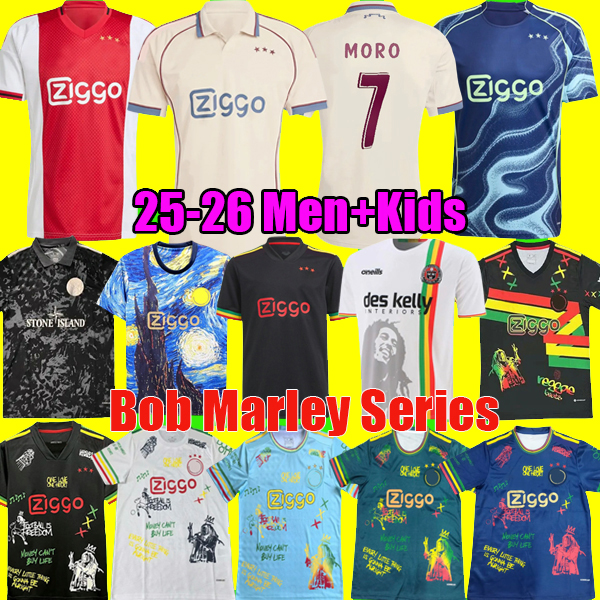 AFC 2025 125 Years Anniversary Kit 125 years Amsterdam Soccer JerseyS 25 26 ajaax Retro Kits maillot Ajaox football shirts 2025 2026 Kids aajax bob marley St one Isl and
