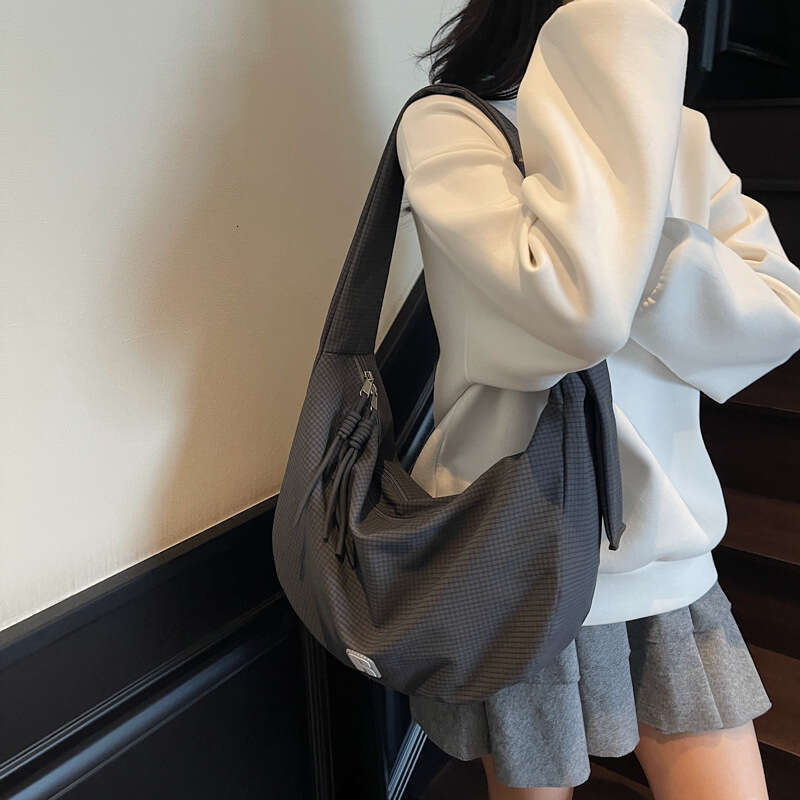 Korean Style Ins Super Popular Artistic Dumpling 2025 Summer New Daily Commuting Design Sense Fashion Crossbody Bag