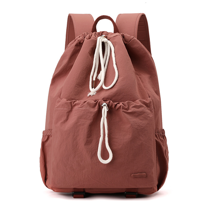 Colorful Fox Korean Women's Drawstring Student Blogger Same Style Badminton Backpack Outdoor Travel ddmymoon