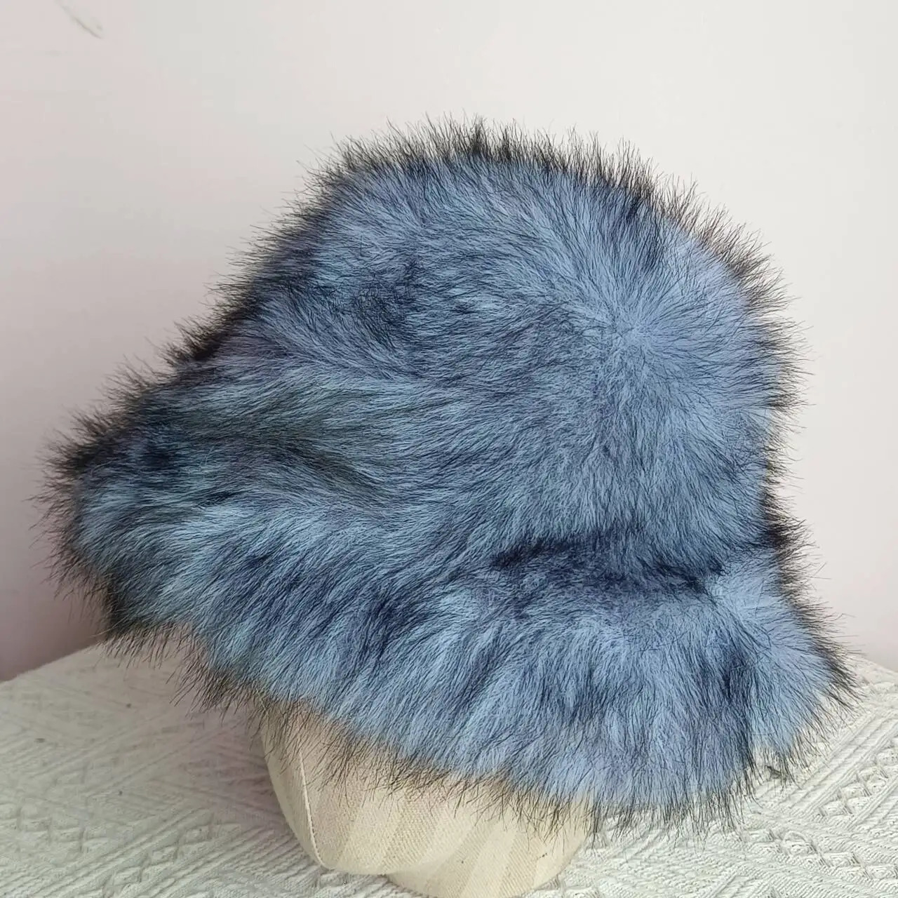 Fishermans Hat Winter Lamb Wool Warm Round Label Bucket Hat Female Korean Japanese Letter Plush Flat Cap Gorros Invierno Mujer 250724