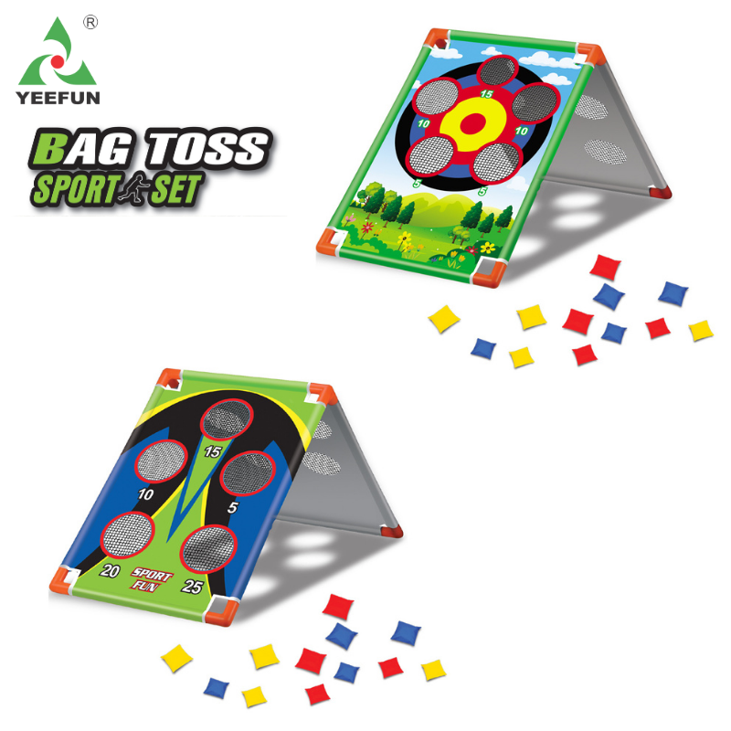 Outdoor Safety Games Set: Engaging Kid's Play with Soft Ball Toss & Catch