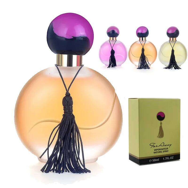 50ml Durable Fresh Citrus Smell Perfume for Ladies Long Lasting Light Orange Flavor Fragrance Pheromone Eau De Parfum