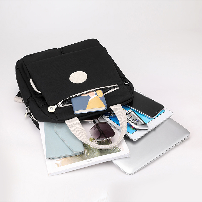 Colorful Fox New Women's Color-Block Backpack Korean Fashion Trend Large Capacity Water-Resistant Bag ddmymoon