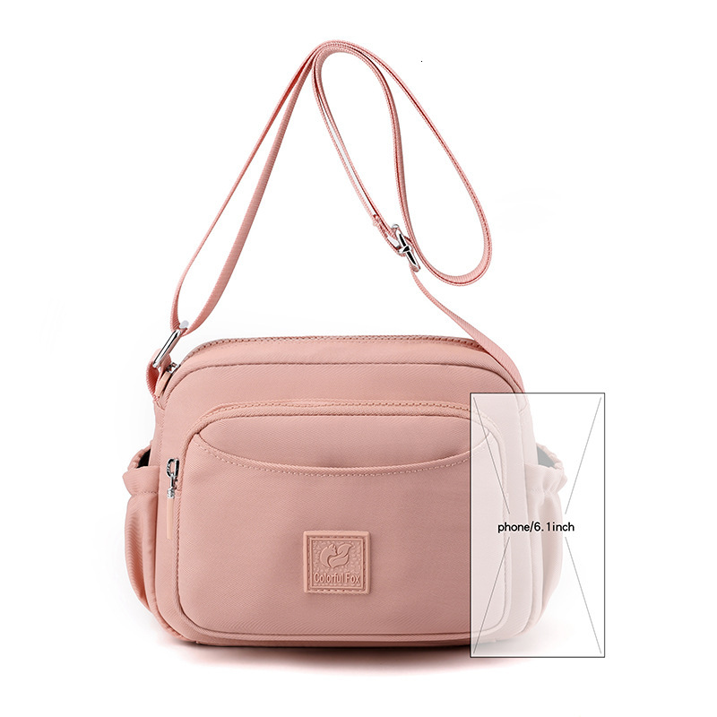 Colorful Fox Women's Portable Mobile Phone casual Multi-layer Shoulder fashion Trend Crossbody Bag ddmymoon