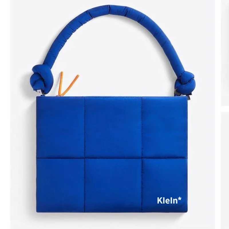 13.16 Inch Klein Blue Space Cott Laptop Bag with Crossbody Strap Soft Spacious Shockproof for Book iPad DELL HP Laptop Bags y250730