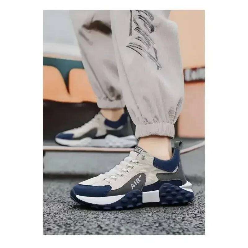2025 New Casual Platform Men's Sneakers Plus Size 43 44 Popular Sapatos Masculine Shoes