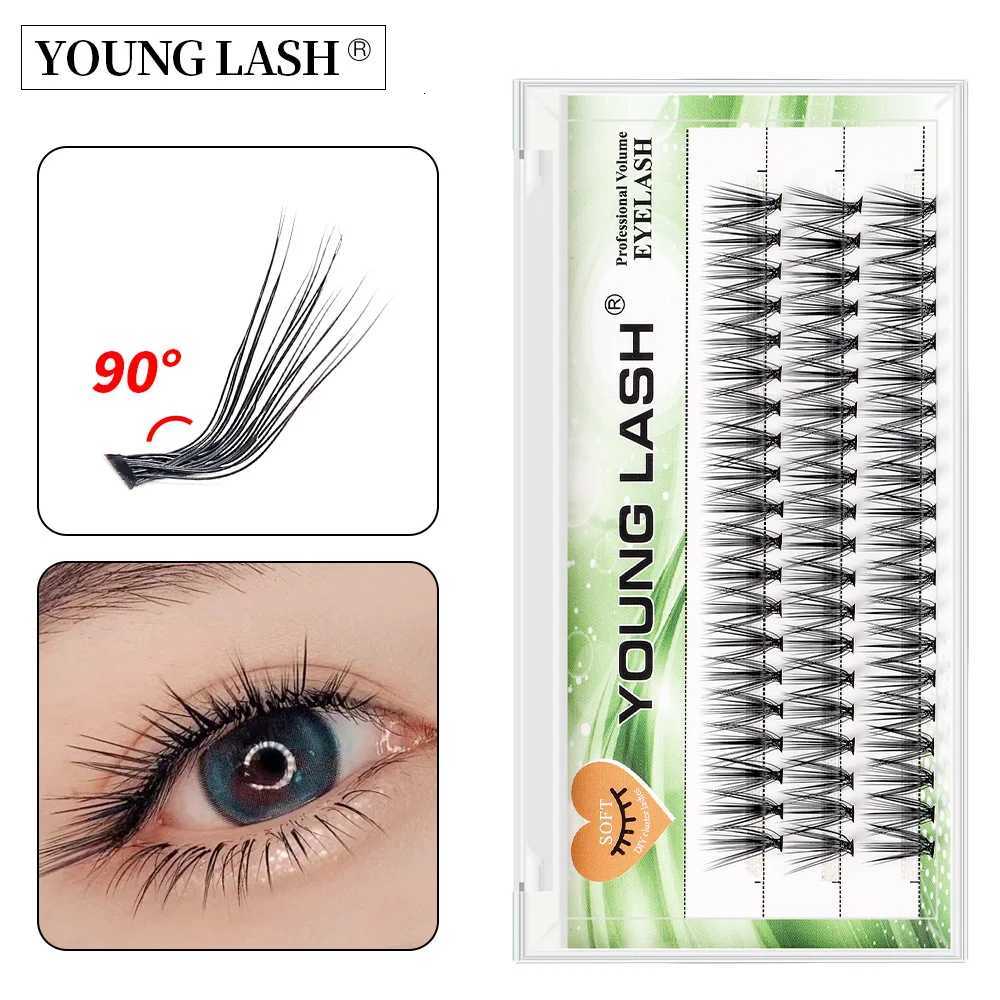 20D L Curl Cluster Eyelash Extensions Natural Soft Individual Lashes Makeup Tools Premade Volume Fans Z250730
