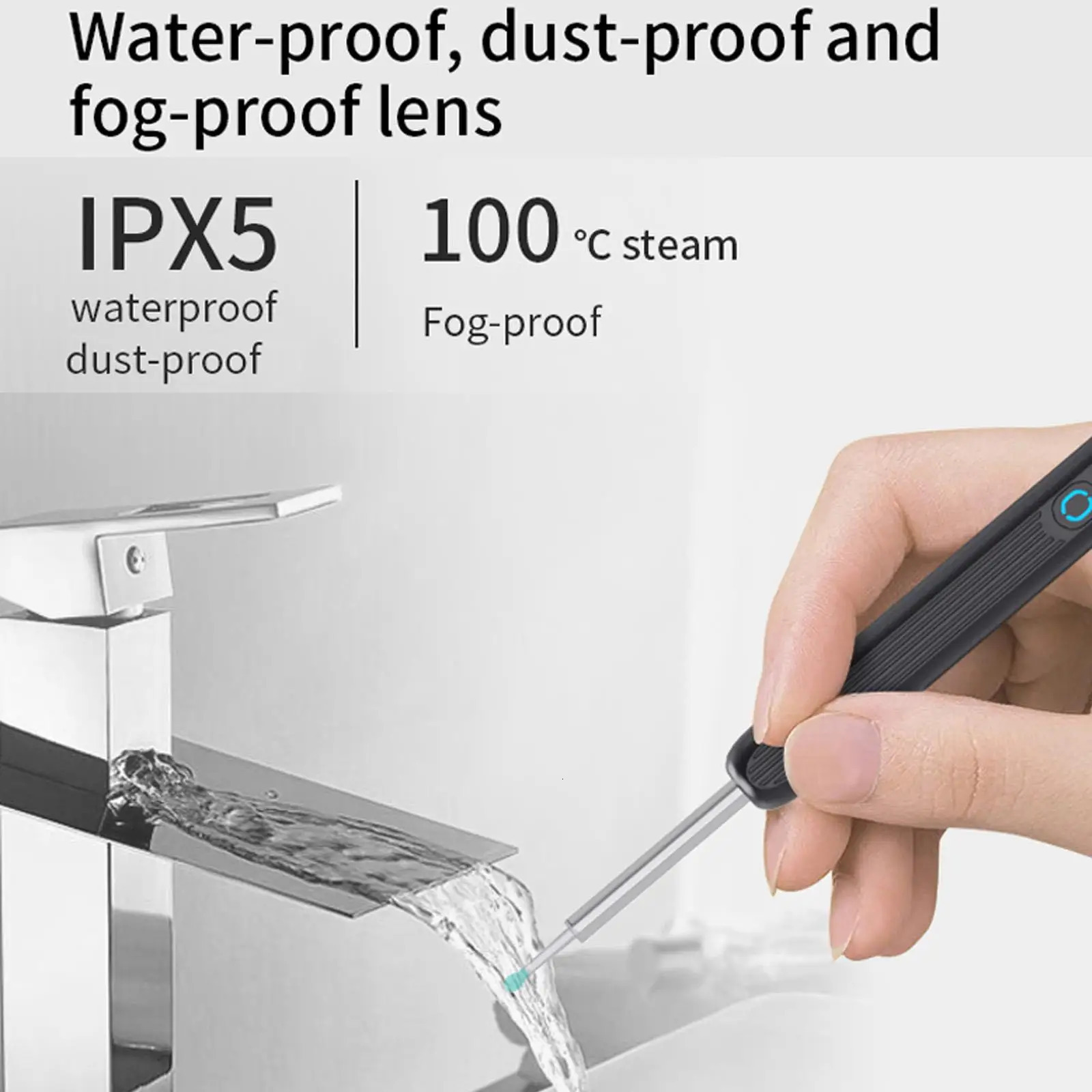 Intelligent Visual Ear Digger Ear Cleaner Ear Picking Stick with Light Waterproof and Washable USB Charging Convenient 250726