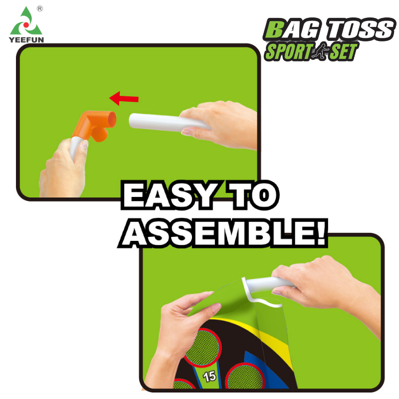 Outdoor Safety Games Set: Engaging Kid's Play with Soft Ball Toss & Catch