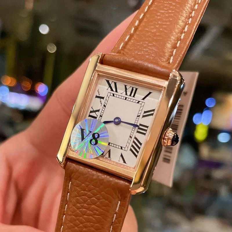 Leather Watch Women designer watches Women's new quartz electronic mechanical waterproof sapphire 27mm Dress Wristwatch