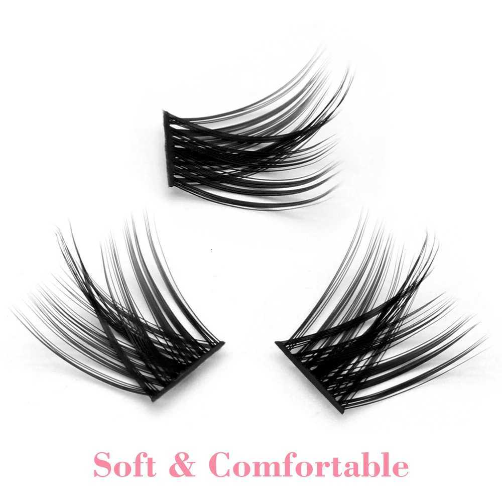 New Style 36pcs DIY Segmented Eyelashes Cluster Extension Natural 3D Volume Fake Mink Silk Individual Lashes Makeup Tools Cilia Z250730