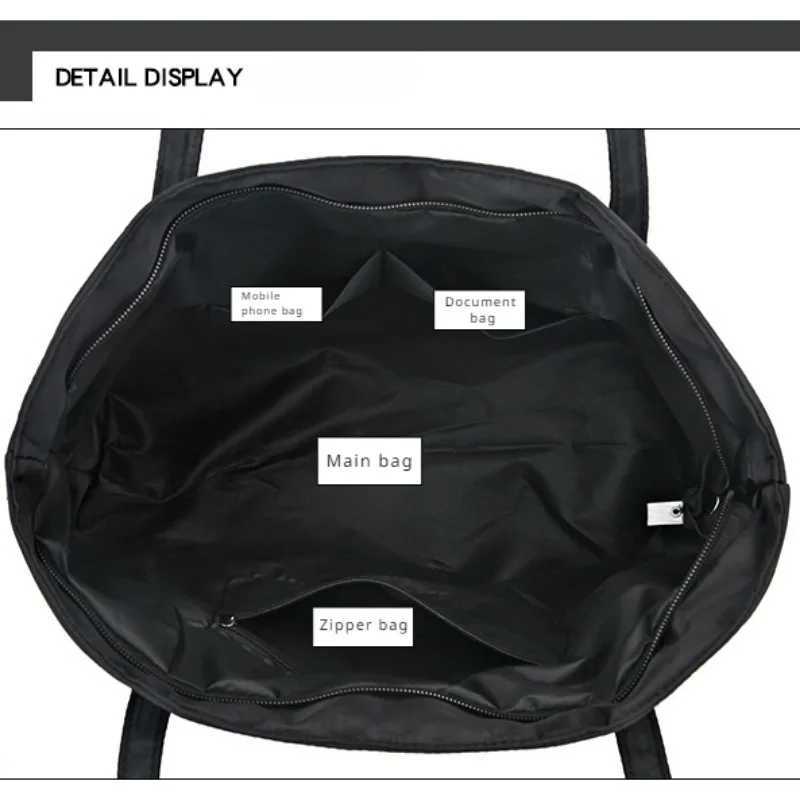 Large Capacity Canvas Tote Bag 2025 New Oxford Fashion Handbag New Womens Simple Shoulder Bag Designer Bags Fashion Eco Bag G250729
