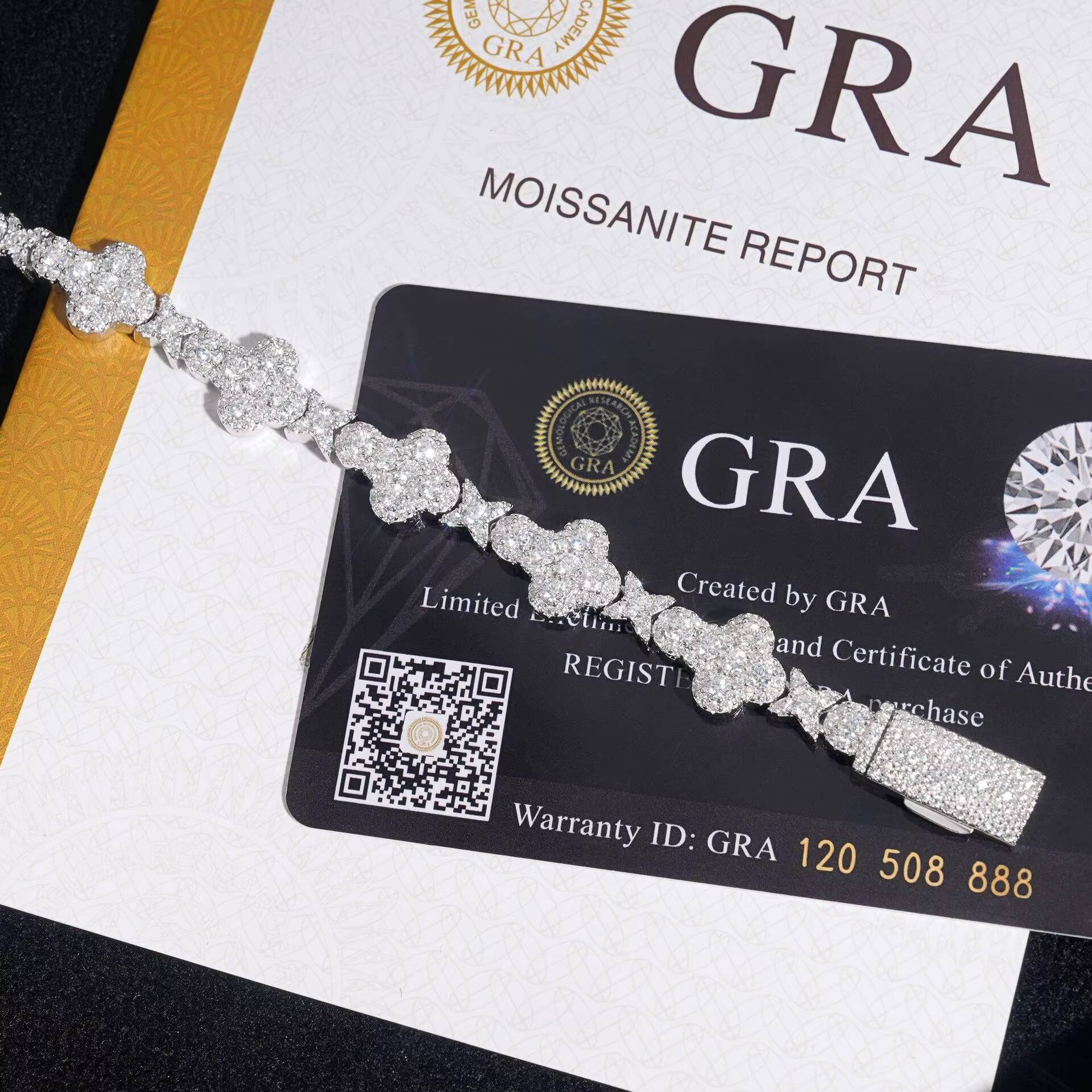 Versatile Sterling Silver 925 Vvs1 Moissanite Diamond Cross Cuban Men Bracelet Hip Hop 10mm 13mm Iced Out Cross Link Bracelet