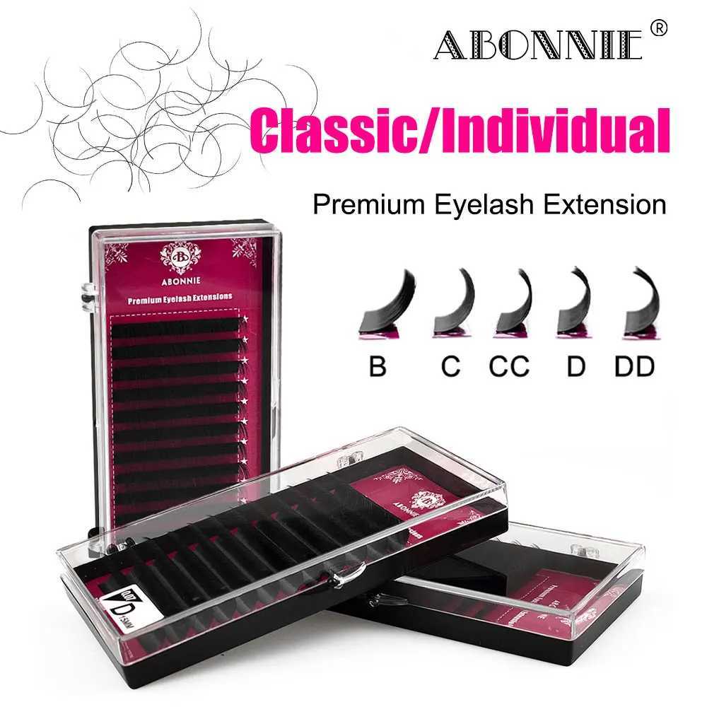 Abonnie Fluffy Classic Lashes Extensions Premium Individual Eyelashes Extensions Volume Eyelashes All Sizes Z250730