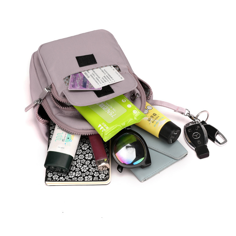 New Women's Fashion Trend Backpack Multifunctional Single Shoulder Crossbody Large Capacity Multi-layer Waterproof Portable Phone Bag ddmymoon