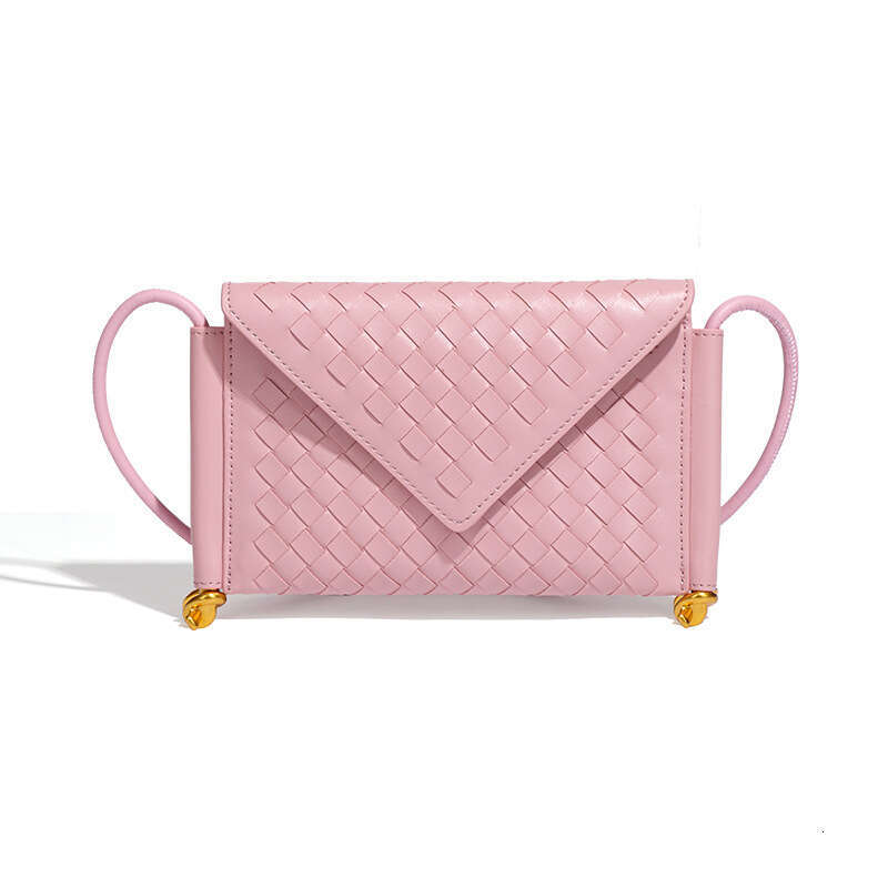 New Women 2025 Street Fashion Trend Woven Envelope Single Shoulder Crossbody Flap Phone Bag