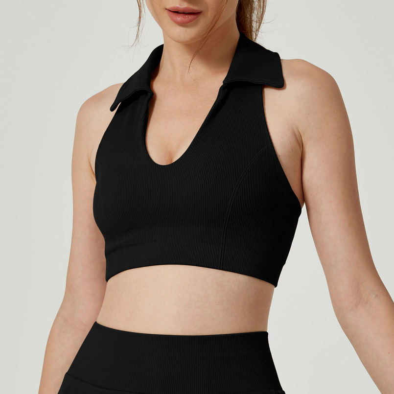 Collared Vest Ice Feel UV High Waist Yoga Tennis Sports Fitness Quick-Dry Sun Protection Skirt