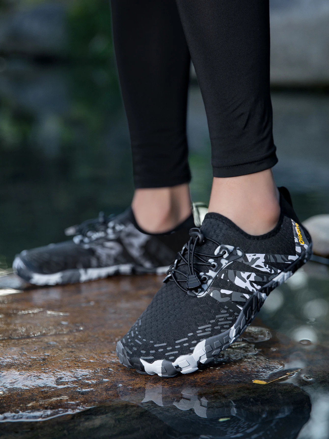 Oiaano Unisex Man Woman Shoes Anti-Non Slip Durable Black Water Barefoot Soft Sole Light Breathable Sport Outdoor Walk Running 250725